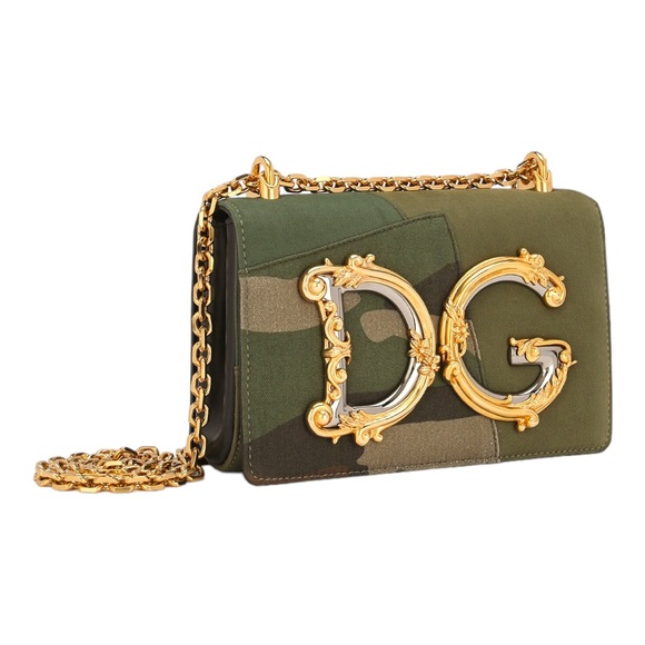 👜 🆕 Dolce & Gabbana Girls bag in camouflage patchwork - Picture 4 of 6